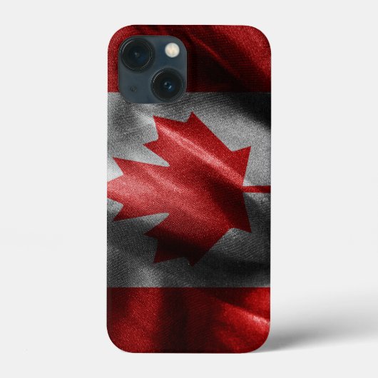 Canada zijden vlag Case-Mate iPhone case (Achterkant)