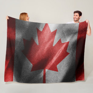 Canada zijden vlag fleece deken