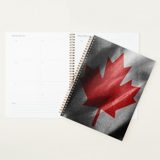 Canada zijden vlag planner (Display)