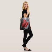 Canada zijden vlag tote bag (Op model)