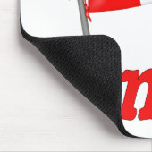 Canada zwaaiende vlag muismat (Hoek)