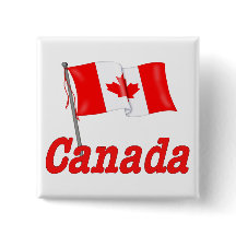 Canada zwaaiende vlag