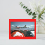 Canadadian Snowbird Ridelangs Briefkaart (Staand voorkant)