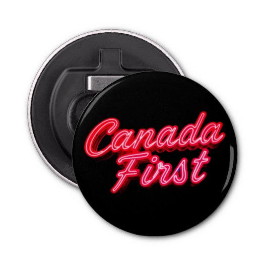 CANADAEERST BUTTON FLESOPENER (Voorkant)
