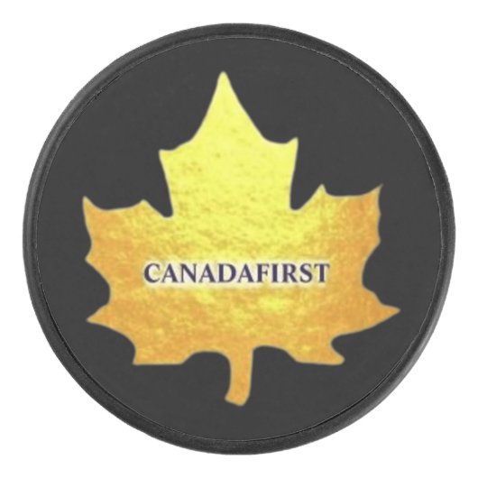 canadafirist hockey puck (Voorkant)