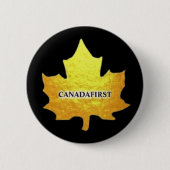 canadafirist ronde button 5,7 cm (Voorkant)