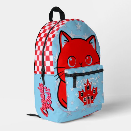 CANADAFIRST BEDRUKTE RUGZAK (Achterkant Hoek Links)