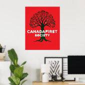 CANADAFIRST MAATSCHAPPIJ POSTER (Thuiskantoor)