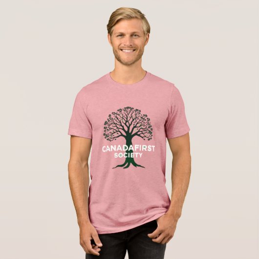 CANADAFIRST MAATSCHAPPIJ Tri-Blend SHIRT (Voorkant volledig)