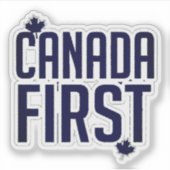 CANADAFIRST MARINEBLOUW STICKER (Voorkant)