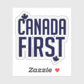 CANADAFIRST NAVY BLUE STICKER (Vel)