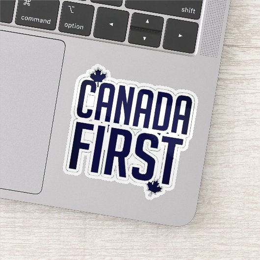 CANADAFIRST NAVY BLUE STICKER (Detail)