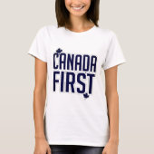 CANADAFIRST NAVY BLUE T-SHIRT (Voorkant)