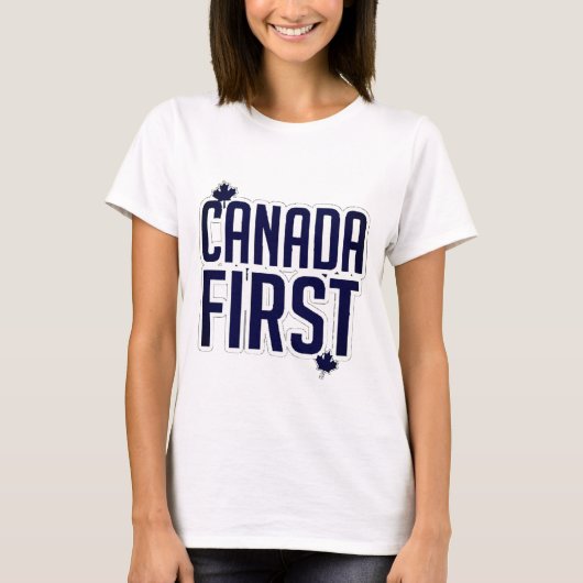 CANADAFIRST NAVY BLUE T-SHIRT (Voorkant)