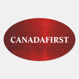 CANADAFIRST ovale Sticker