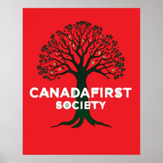 CANADAFIRST SOCIETY POSTER (Voorkant)