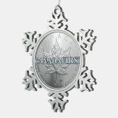 CANADAFIRST TIN SNEEUWVLOK ORNAMENT (Rechts)