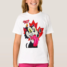 CANADAFIRST WITH CAT & BIRDIE T-SHIRT