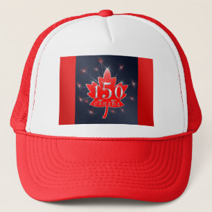 Canada's 150e Maple Leaf & Fireworks Celebration Trucker Pet