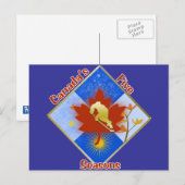 Canada's 5-seizoensgebonden Briefkaart (Voorkant / Achterkant)