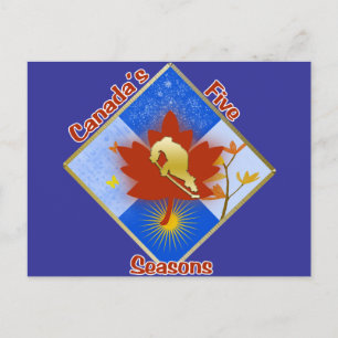 Canada's 5-seizoensgebonden Briefkaart