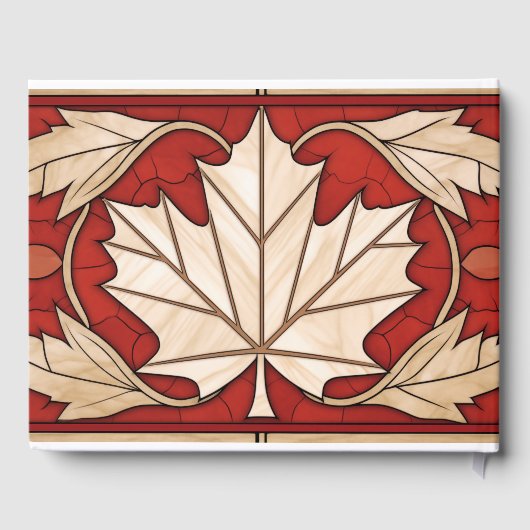 Canada's Maple Leaf Gastenboek (Achterkant)