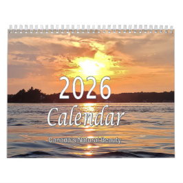 Canada's Natural Beaty 2026 Calendar  Kalender