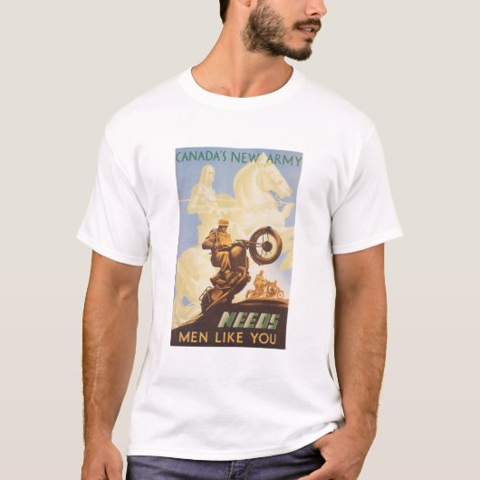 Canada's nieuwe leger! t-shirt (Voorkant)