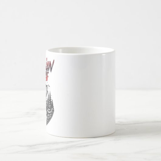 Canadees AF Landschap Canoe Maple blad Koffiemok (Center)