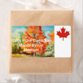 Canadees ahornsiroop label (Insitu)