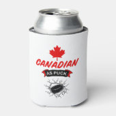 Canadees als Puck Blikjeskoeler (Blikje Voorkant)