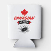 Canadees als Puck Blikjeskoeler (Achterkant)