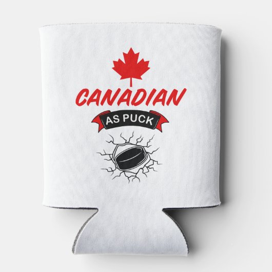 Canadees als Puck Blikjeskoeler (Achterkant)