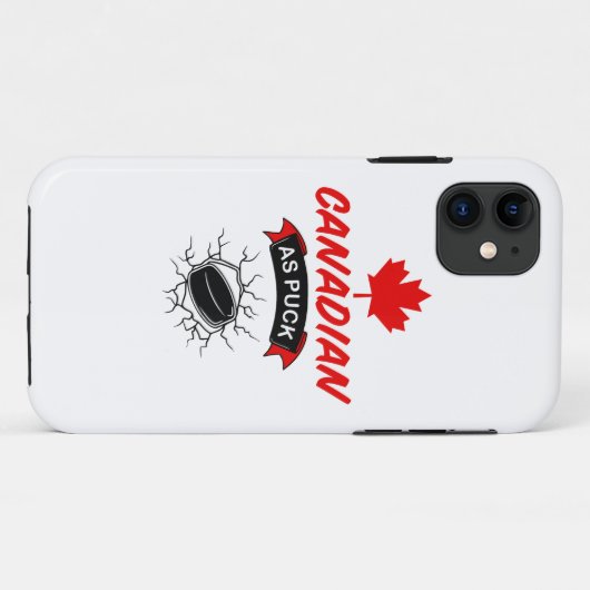 Canadees als Puck Case-Mate iPhone Case (Achterkant (horizontaal))