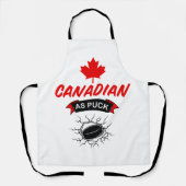 Canadees als Puck Schort (Voorkant)