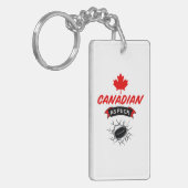 Canadees als Puck Sleutelhanger (Voorkant Links)
