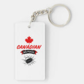 Canadees als Puck Sleutelhanger (achterkant)