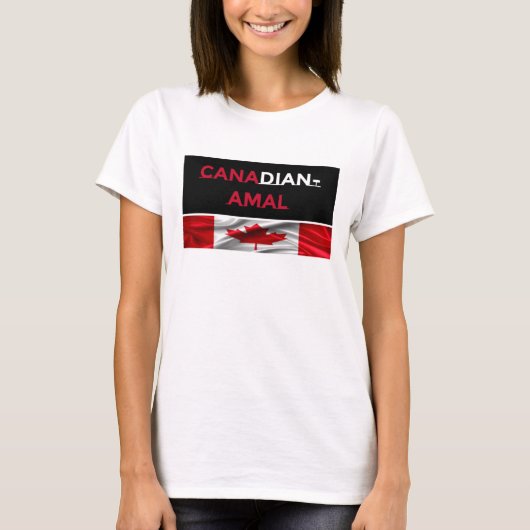 Canadees-Amal-vrouwen T-shirt (Voorkant)
