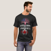 Canadees-Amerikaans Canadees-Amerikaans T-shirt (Voorkant volledig)