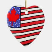 Canadees Amerikaans Keramisch Ornament (Rechts)