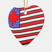 Canadees Amerikaans Keramisch Ornament (Links)