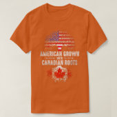 Canadees Amerikaans T-shirt (Design voorkant)