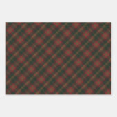 Canadees aple Leaf Tartan Wrapping Paper (Voorkant)