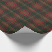 Canadees aple Leaf Tartan Wrapping Paper Cadeaupapier (Hoek)