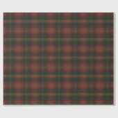 Canadees aple Leaf Tartan Wrapping Paper Cadeaupapier (Vlak)