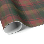 Canadees aple Leaf Tartan Wrapping Paper Cadeaupapier (Rol Hoek)