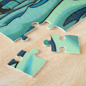 Canadees Art Puzzle Persoonlijk winterlandschap Legpuzzel (Zijkant)