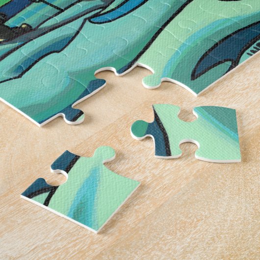 Canadees Art Puzzle Persoonlijk winterlandschap Legpuzzel (Zijkant)