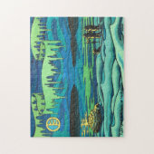 Canadees Art Puzzle Persoonlijk winterlandschap Legpuzzel (Verticaal)