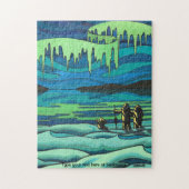 Canadees Art Puzzle Persoonlijk winterlandschap Legpuzzel (Verticaal)